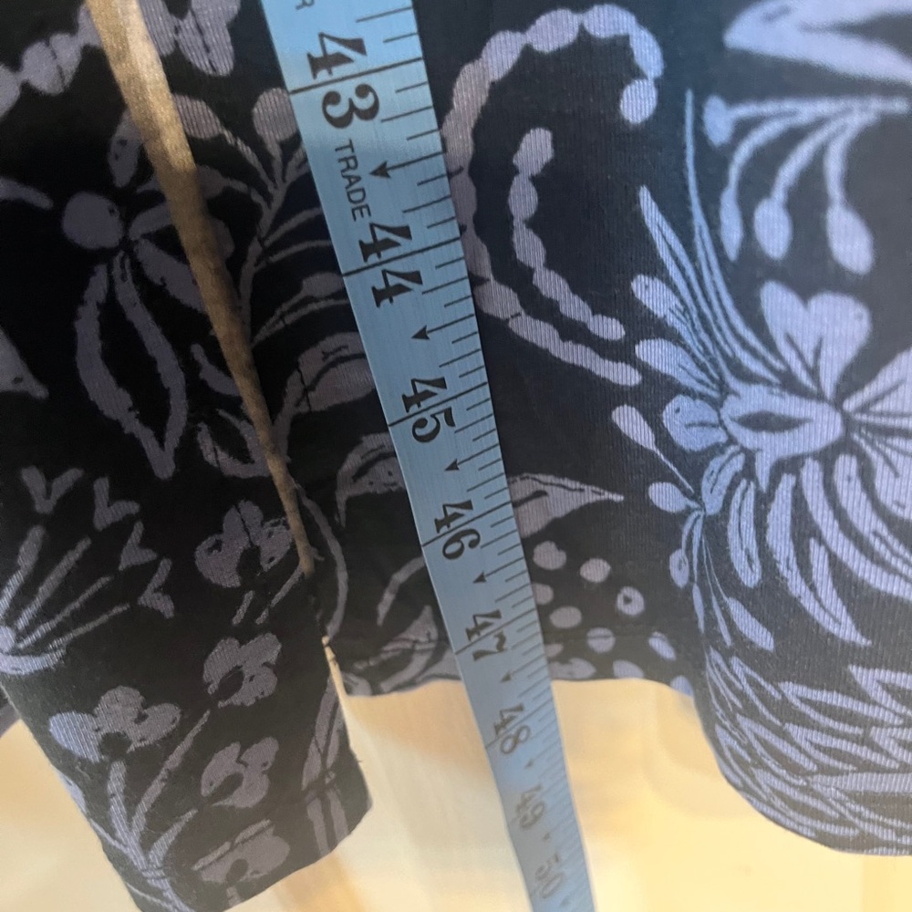 NWT Maurices Dark Blue and Light Blue Patterned Midi Dress - Picture 8 of 8